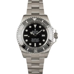 Unworn Rolex DeepSea 126660 Black Ceramic Bezel