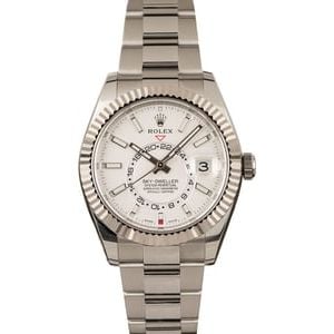 Pre-Owned Rolex Sky-Dweller 326934 White Dial Watch