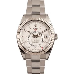 Unworn Rolex Sky-Dweller 326934 White Dial