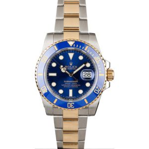 Rolex Submariner 116613 Sunburst Blue Two Tone