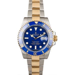 PreOwned Rolex Submariner 116613 Two Tone Oyster