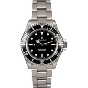 Black Rolex Submariner 14060 Men's Watch