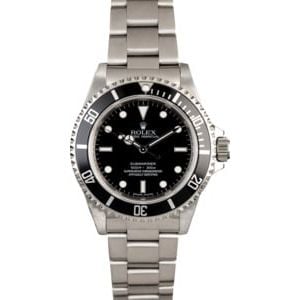 Certified Rolex Submariner 14060 Stainless Steel