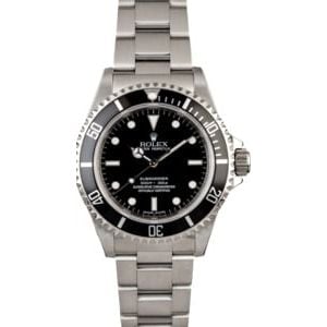 Certified Rolex Submariner 14060 Stainless Steel Oyster