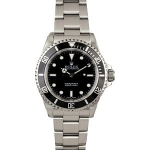 Certified Rolex Submariner 14060 Men's Watch