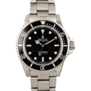 Authentic Rolex Submariner 14060 Black Dial