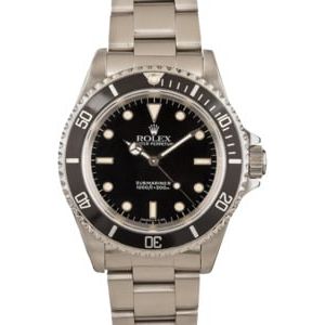 Used Rolex Submariner 14060 Black Dial & Bezel