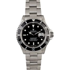 Rolex Submariner 16610 Stainless Steel Watch