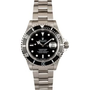 Submariner Rolex Black 16610 X