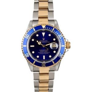 PreOwned Men's Rolex Submariner 16613