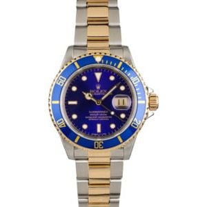 Rolex Submariner 16613 Faded Blue Dial