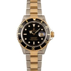 Pre-Owned Rolex 40MM Submariner 16613 Two Tone