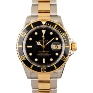 Rolex Submariner 16613 Two Tone with Black Dial