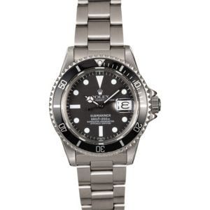 Vintage Rolex Submariner 1680 Black Dial