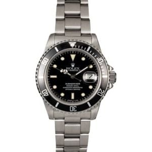 Authentic Rolex Submariner 16800 Sapphire Crystal