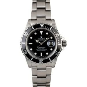 Men's Rolex Submariner 16800 Sapphire Crystal