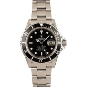 Used 40MM Rolex Submariner 16800 Feet First Dial