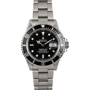 Rolex Submariner 168000 904L Steel