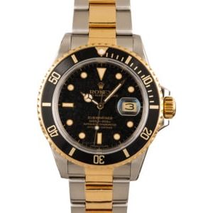 Rolex Submariner 16803 Black 100% Authentic