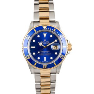 Rolex Submariner 16803 Blue Bezel