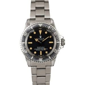 Vintage Rolex Submariner 5512 Four Line Matte Dial