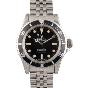 Vintage 1970 Rolex Submariner 5512 Meters First Dial