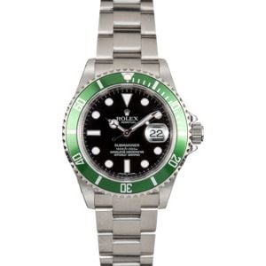 Rolex Submariner Green Anniversary 16610 Factory Stickers