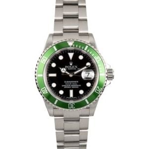 TT Rolex Submariner Green Anniversary Edition 16610