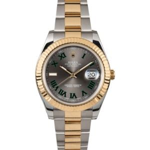 Rolex Two-Tone Datejust II 116333 Roman Dial