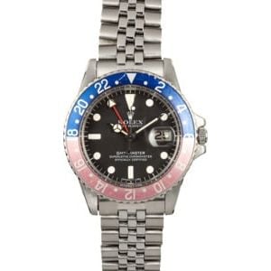 1977 Rolex Vintage GMT 1675 Faded Pepsi