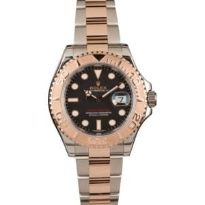 Pre Owned Rolex Yacht-Master 116621 Two Tone Everose Oyster Bracelet