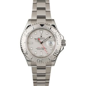 PreOwned Rolex Yacht-Master 116622 Platinum Bezel