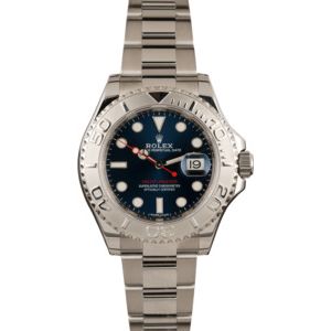 Used Rolex Yacht-Master 116622 Blue Dial Watch