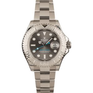 Pre-Owned Rolex Yacht-Master 116622 Rhodium Dial