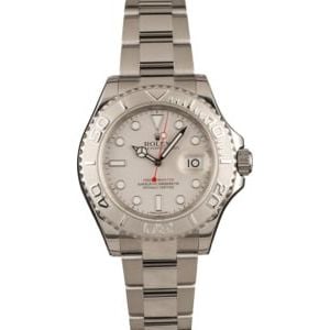 Used Rolex 40MM Yacht-Master 116622 Platinum Dial