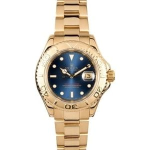 TT Yellow Gold Blue Dial 16628