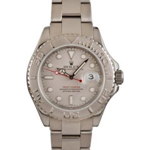 Men's Rolex Yacht-Master 16622 Platinum Dial