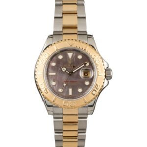 Used Rolex Yacht-Master 16623 Black Mother Of Pearl