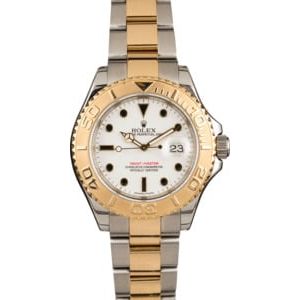 Used Rolex Yacht-Master 16623 Two-Tone Oyster with White Dial