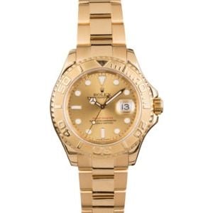 Pre Owned Rolex Yacht-Master 16628 18K Yellow Gold