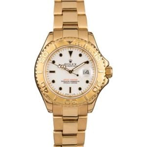 Pre Owned Rolex Yachtmaster 16628 Yellow Gold T