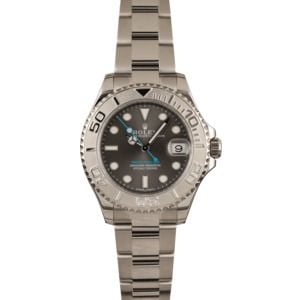 Pre-Owned Rolex Yacht-Master 268622 Rhodium Dial T