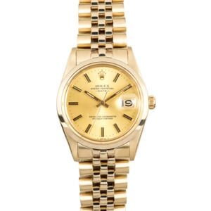 Rolex Yellow Gold Date 15007