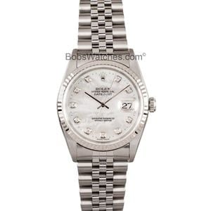 Rolex DateJust MOP Dial 16234