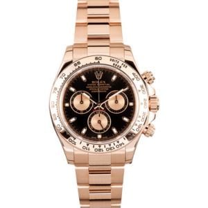 Rose Gold Daytona 116505 Black Dial