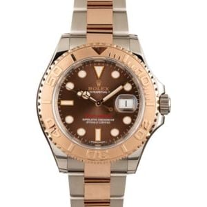 Pre-Owned Rolex Yacht-Master 116621 Chocolate Dial