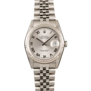 Datejust Rolex Oyster Perpetual Steel Model 16234