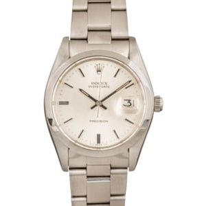 Rolex OysterDate 6694 Silver Index Dial