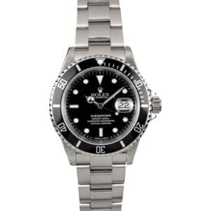 Submariner Rolex 16610 Oyster Perpetual Men's Watch