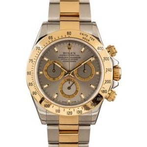 Rolex Daytona Two-Tone 116523 Grey Dial